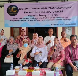 Peresmian Galeri UMKM Mandiri INSANIA FERSY LUARIS di Kelurahan Kalirejo : Mendorong Ekonomi Keluarga dan Mengangkat Citra Produk Lokal